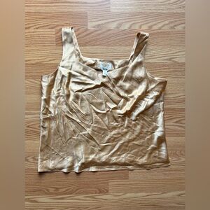 Talbots 100% Silk Sleeveless Top Size 14W